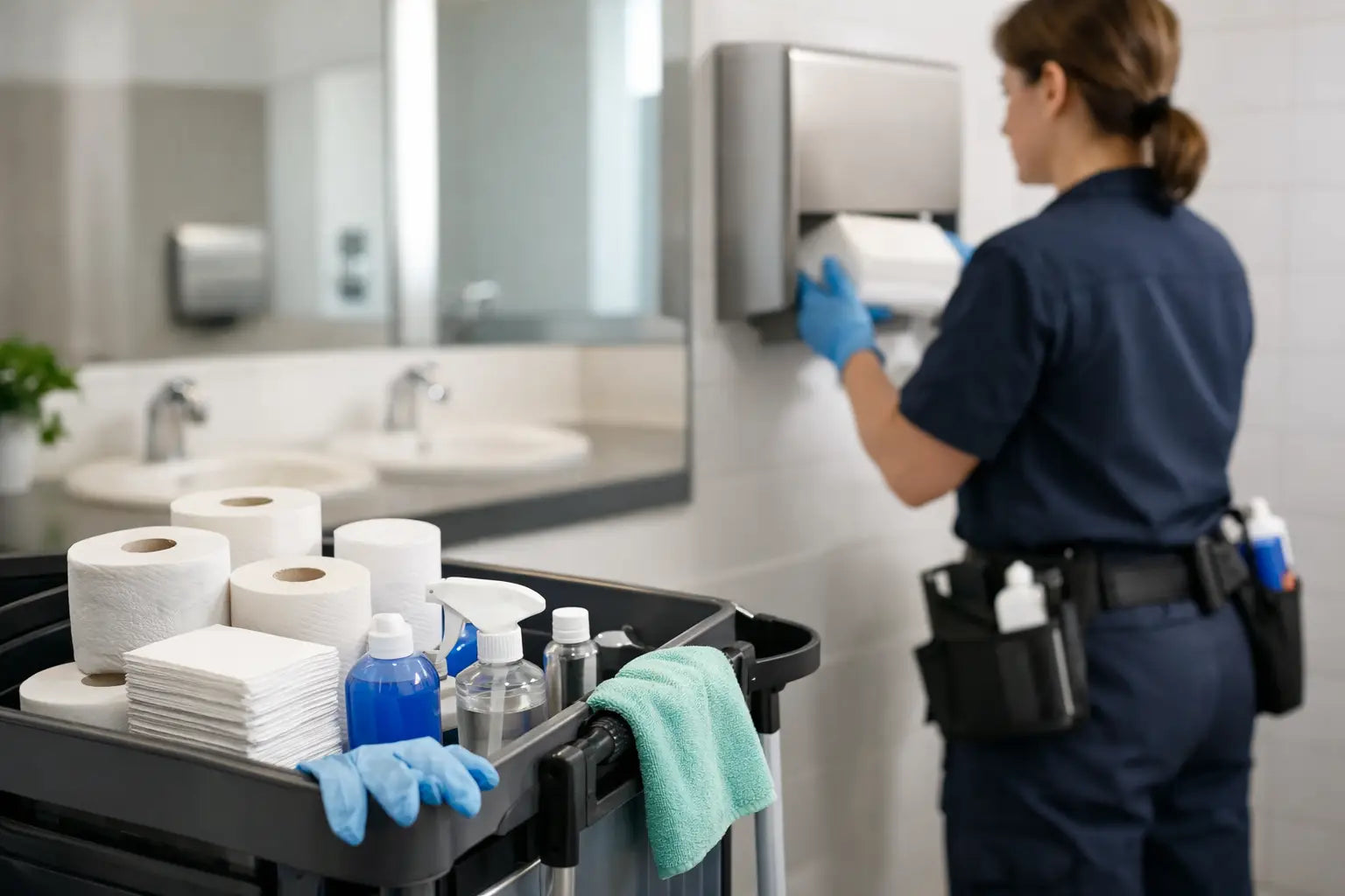 A Washroom Restocking Guide for Cleaners