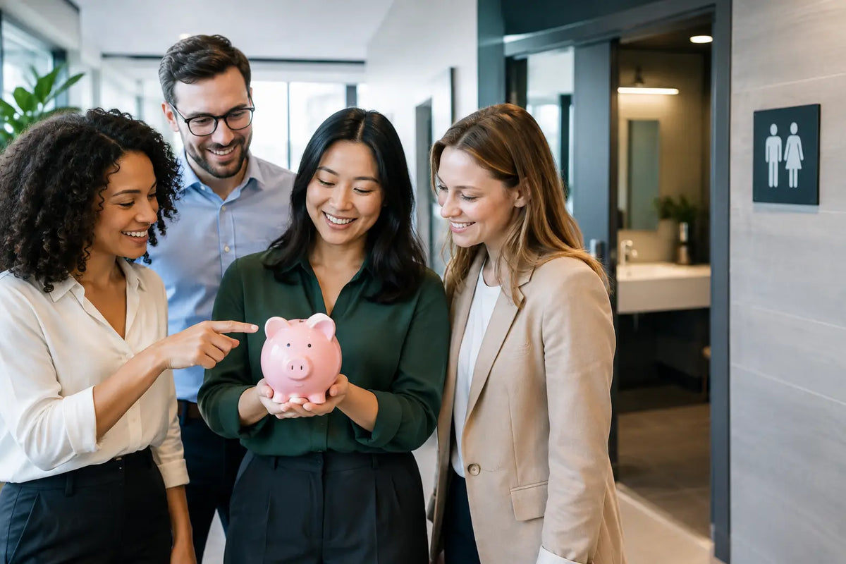 Office Restroom Cost Saving Example for Teams