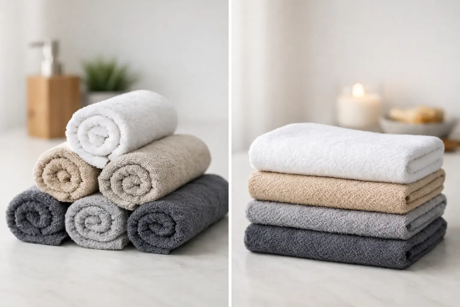 Rolled Towels vs Folded Towels - Which Is Better?
