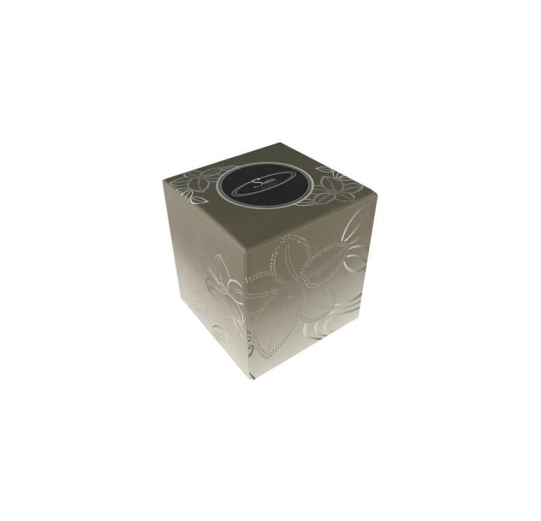Satin Contempo Tissue Cube