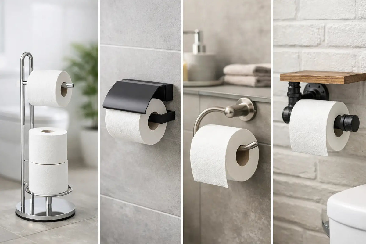 Toilet Roll Holder Styles for Every Washroom