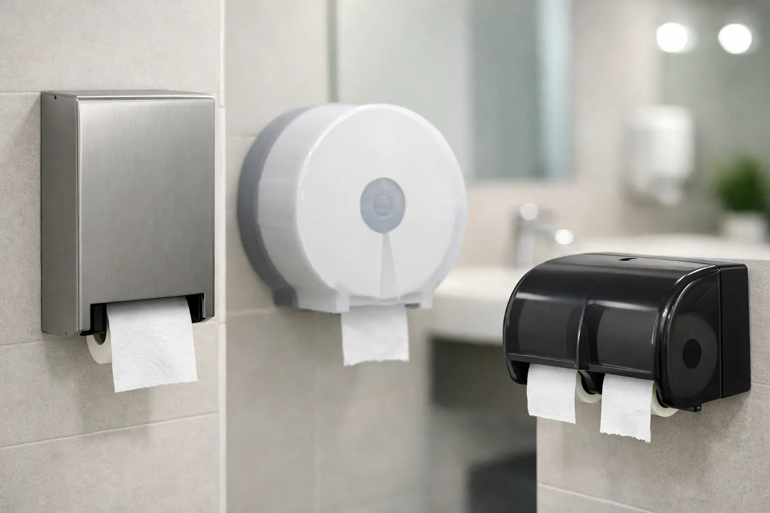 Toilet Roll Dispenser Options for Every Washroom